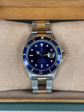 Carica l&#39;immagine nel visualizzatore di Gallery, Rolex Submariner Date purple dial 16803 year 1988 full set
