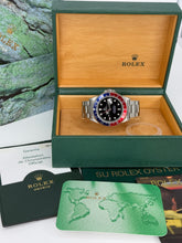 Carica l&#39;immagine nel visualizzatore di Gallery, Rolex GMT-Master II pepsi ref. 16710 year 2003 full set
