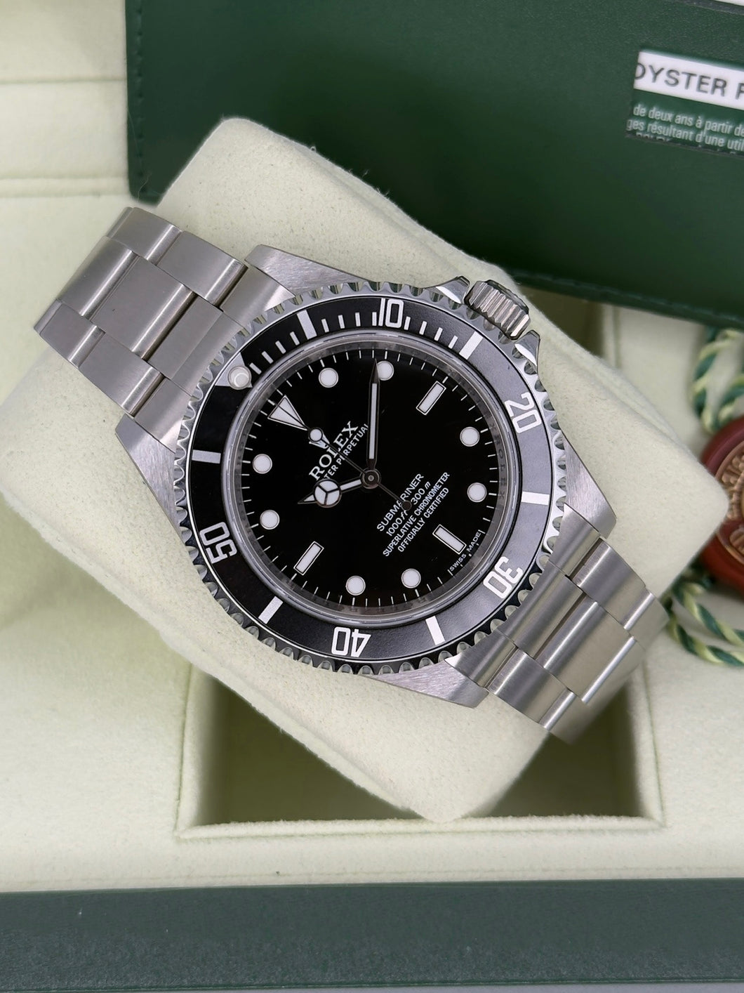 Rolex Submariner No Date 14060M year 2012 full set NOS STICKERS LIKE NEW