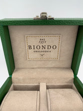 Carica l&#39;immagine nel visualizzatore di Gallery, Box luxury porta orologi Biondo 2 posti verde
