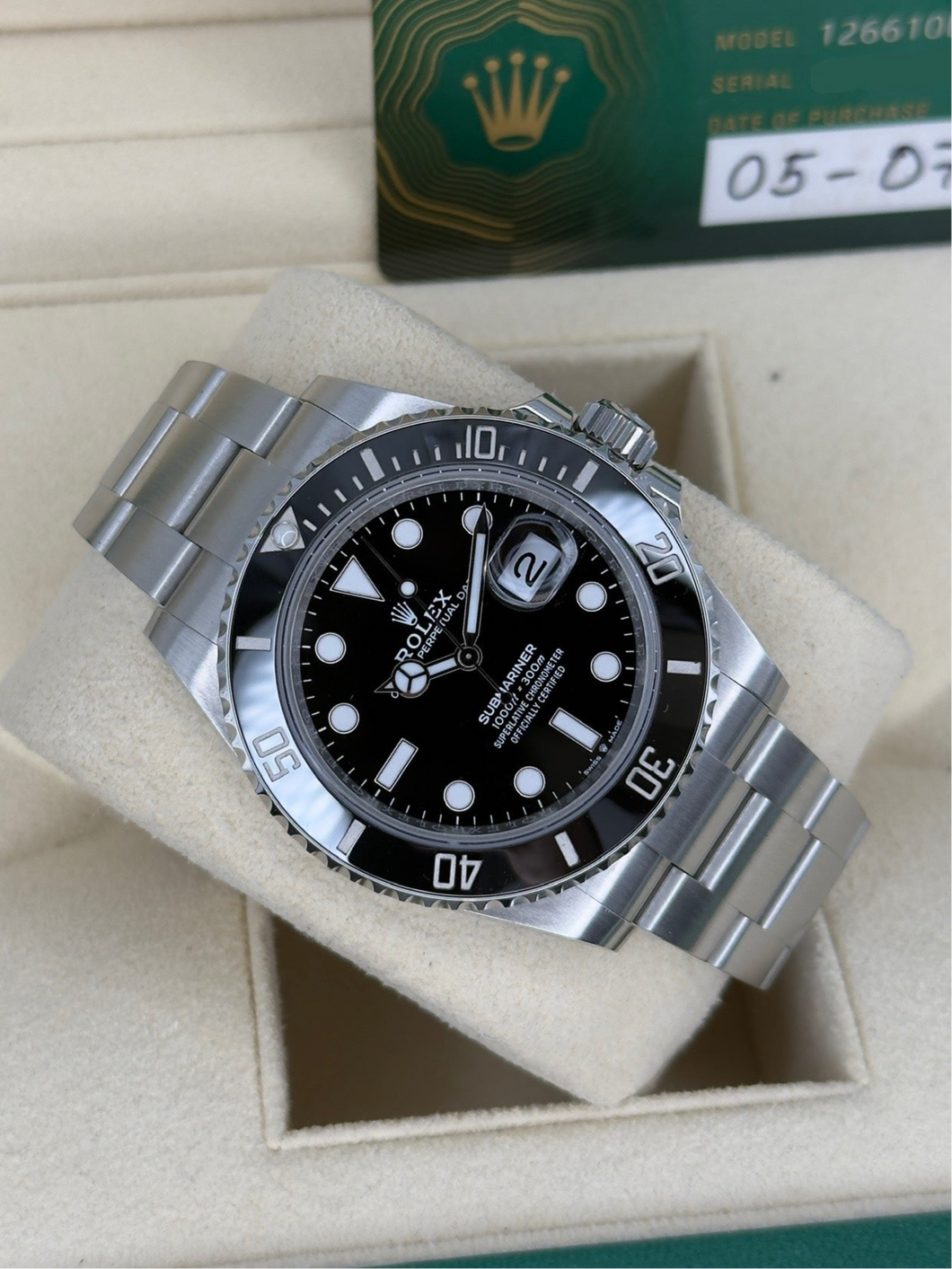 Rolex Submariner Date 126610LN year 2024 full set