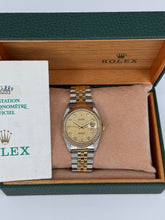 Carica l&#39;immagine nel visualizzatore di Gallery, Rolex Datejust 36 ref. 16233 year 2002 full set
