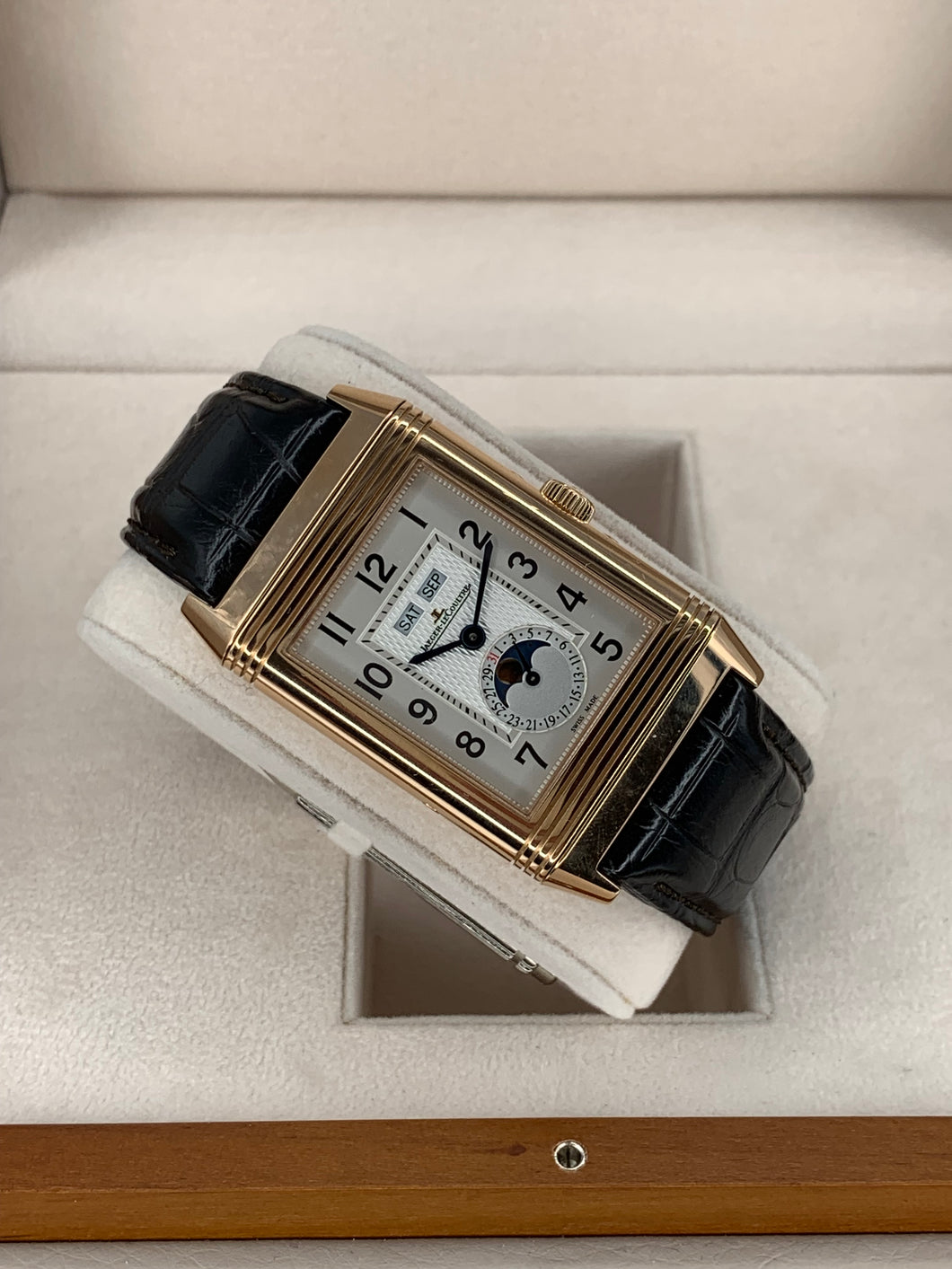 Jaeger-LeCoultre Grande Reverso Calendar 18K rose gold ref. Q3752520 year 2013 full set