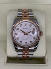 Carica l&#39;immagine nel visualizzatore di Gallery, Rolex Datejust 36 diamond dial ref. 116231 year 2007 full set
