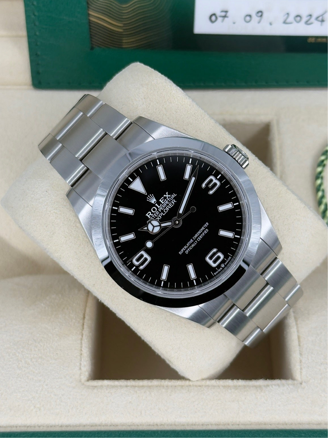 Rolex Explorer 40 ref. 224270 year 2024 full set