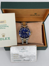 Carica l&#39;immagine nel visualizzatore di Gallery, Rolex Submariner Date purple dial 16803 year 1988 full set
