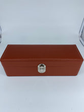 Carica l&#39;immagine nel visualizzatore di Gallery, Box luxury porta orologi Biondo 5 posti marrone
