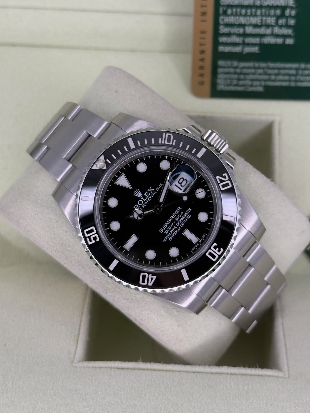 Rolex Submariner Date 116610LN year 2014 full set