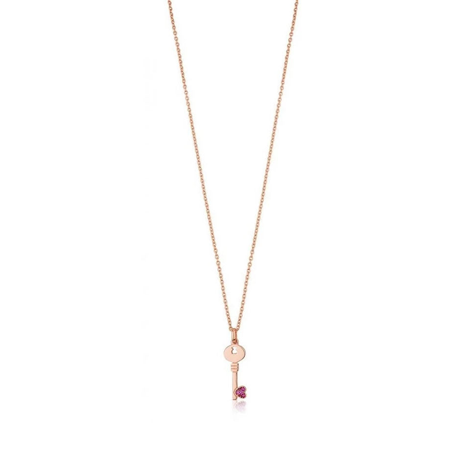 Collana TOUS chiave rosa