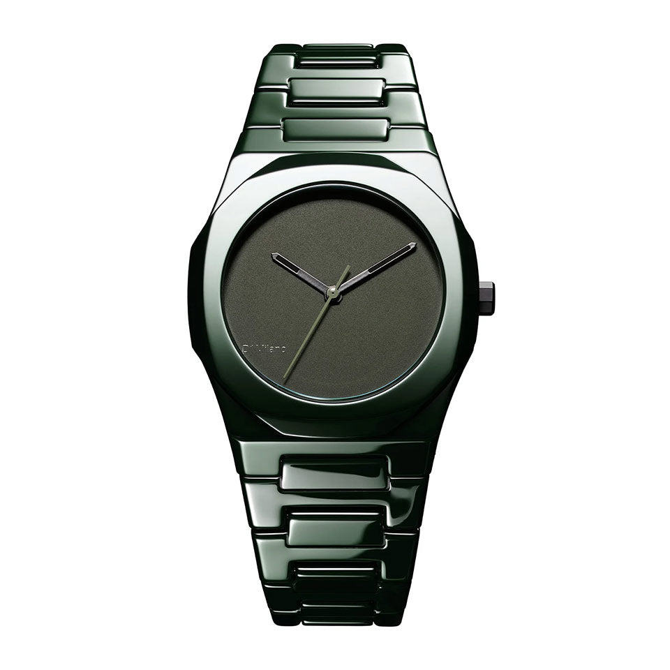 Orologio D1 MILANO ceramica verde